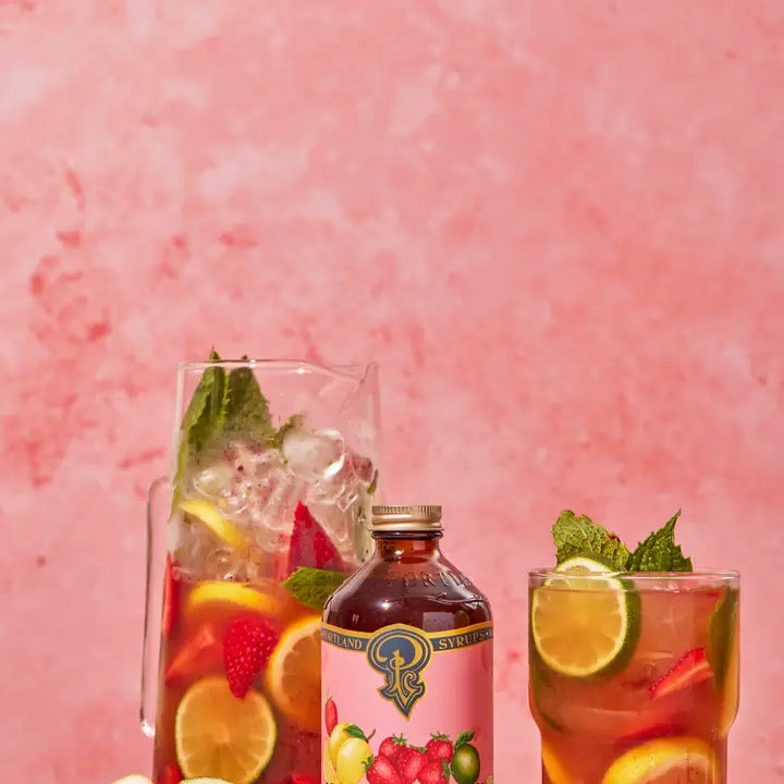 Strawberry Lemon Lime Syrup - Portland Syrups - 12oz