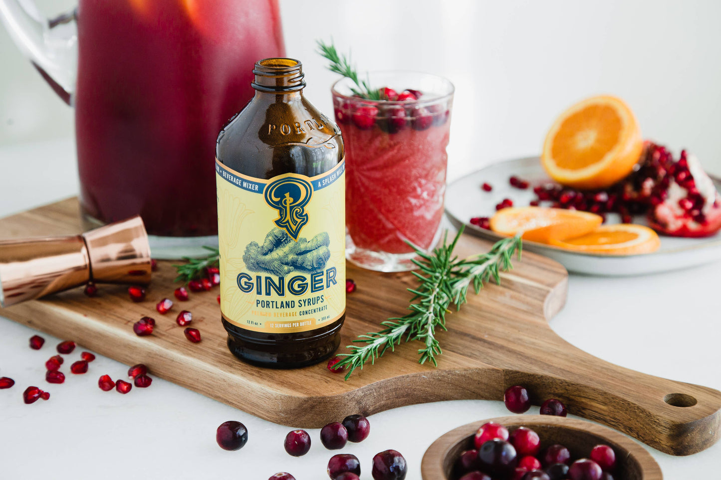 Ginger Syrup - Portland Syrups - 12oz