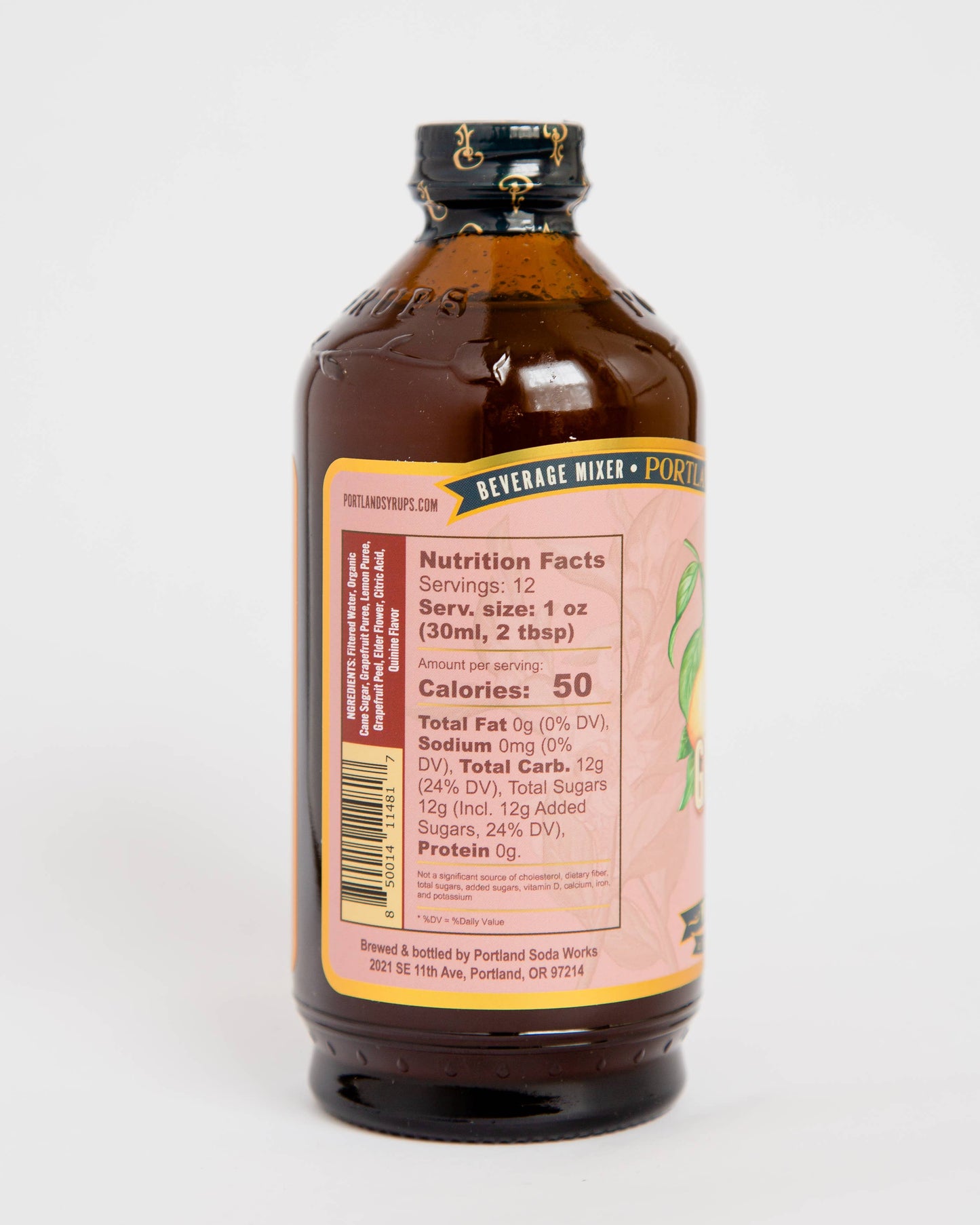 Grapefruit Tonic - Portland Syrups - 12oz