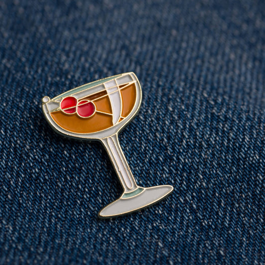 Manhattan Cocktail PIn - Love & Victory