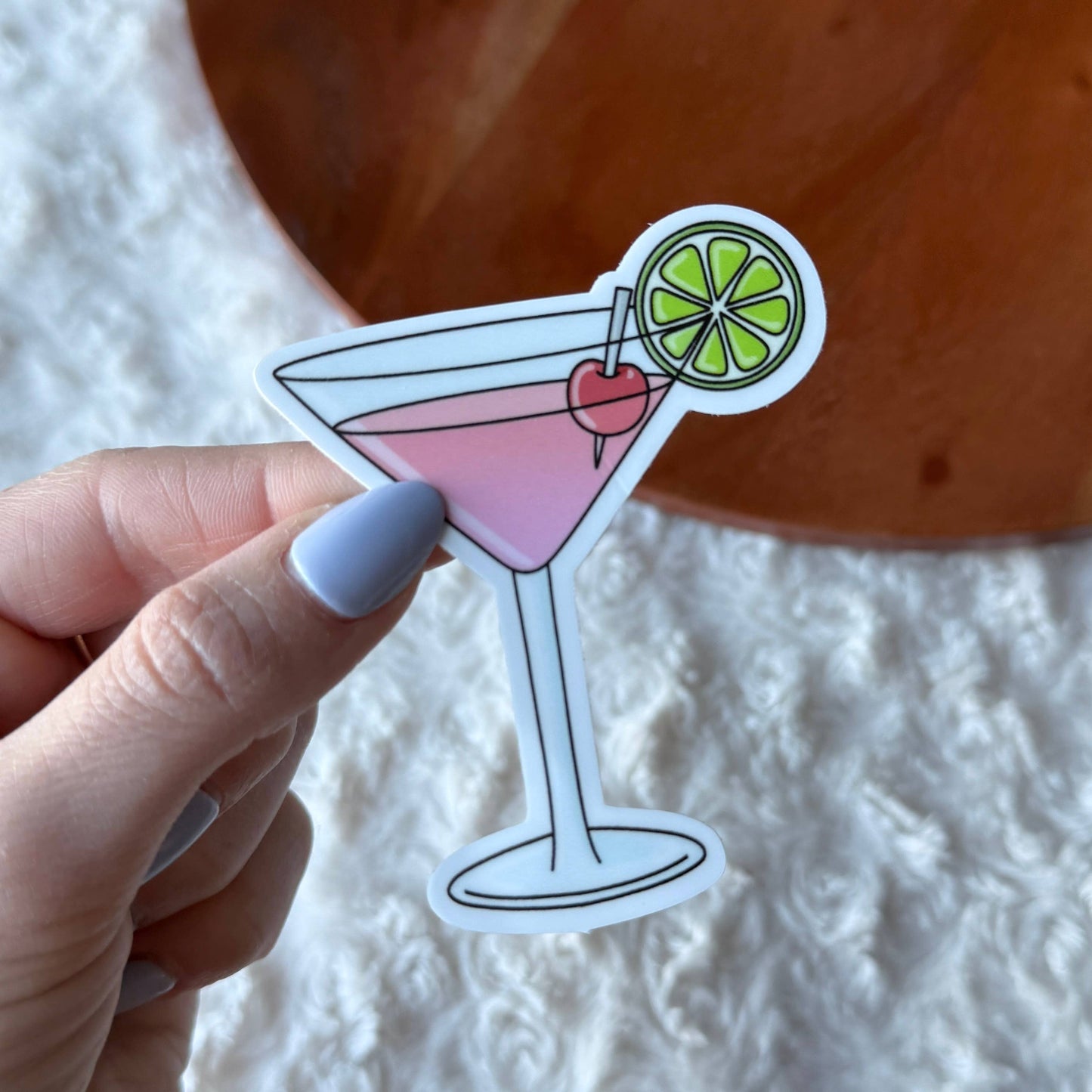 Cosmopolitan Cocktail Sticker - Big Moods