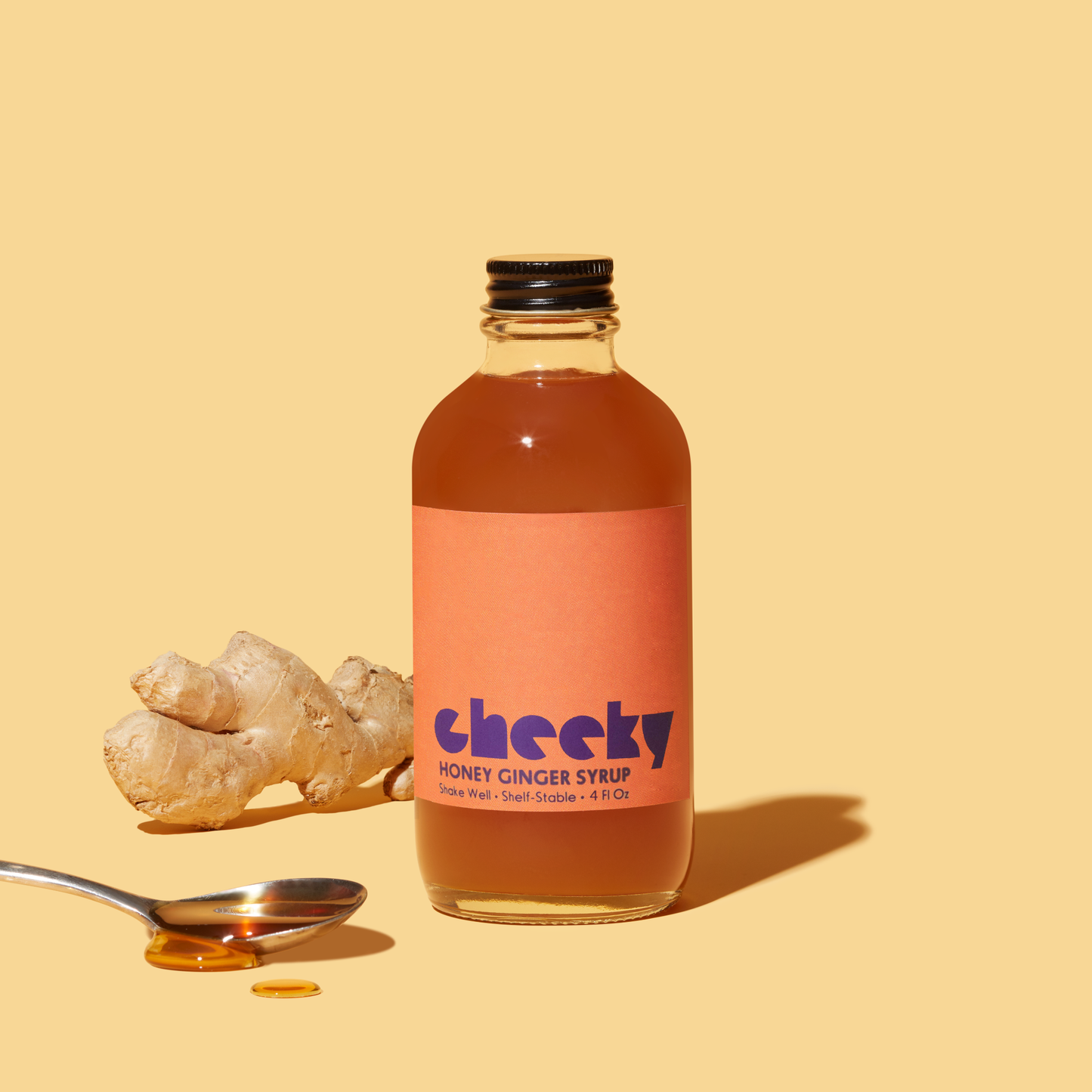 Honey Ginger Syrup - Cheeky Cocktails - 4oz