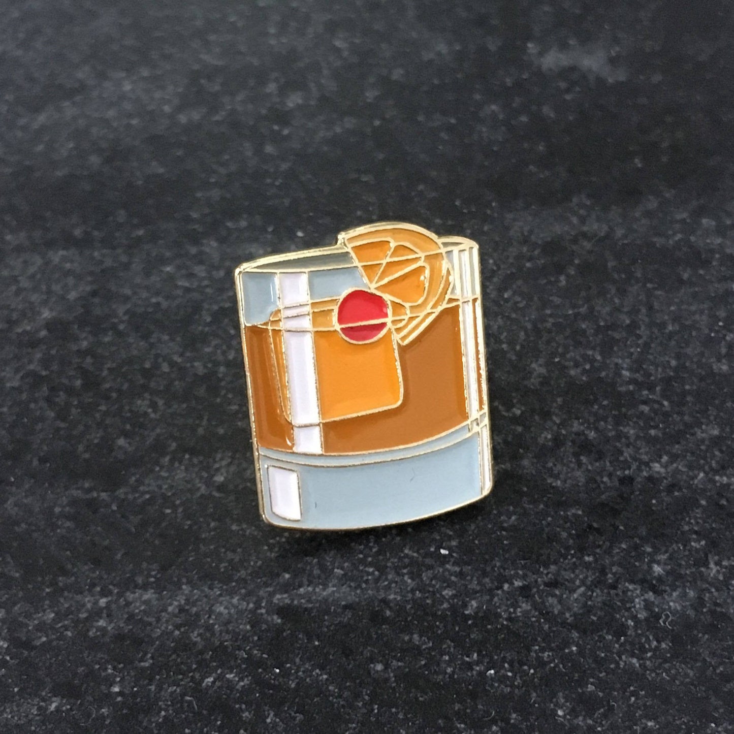 Old Fashioned Cocktail Pin - Love & Victory