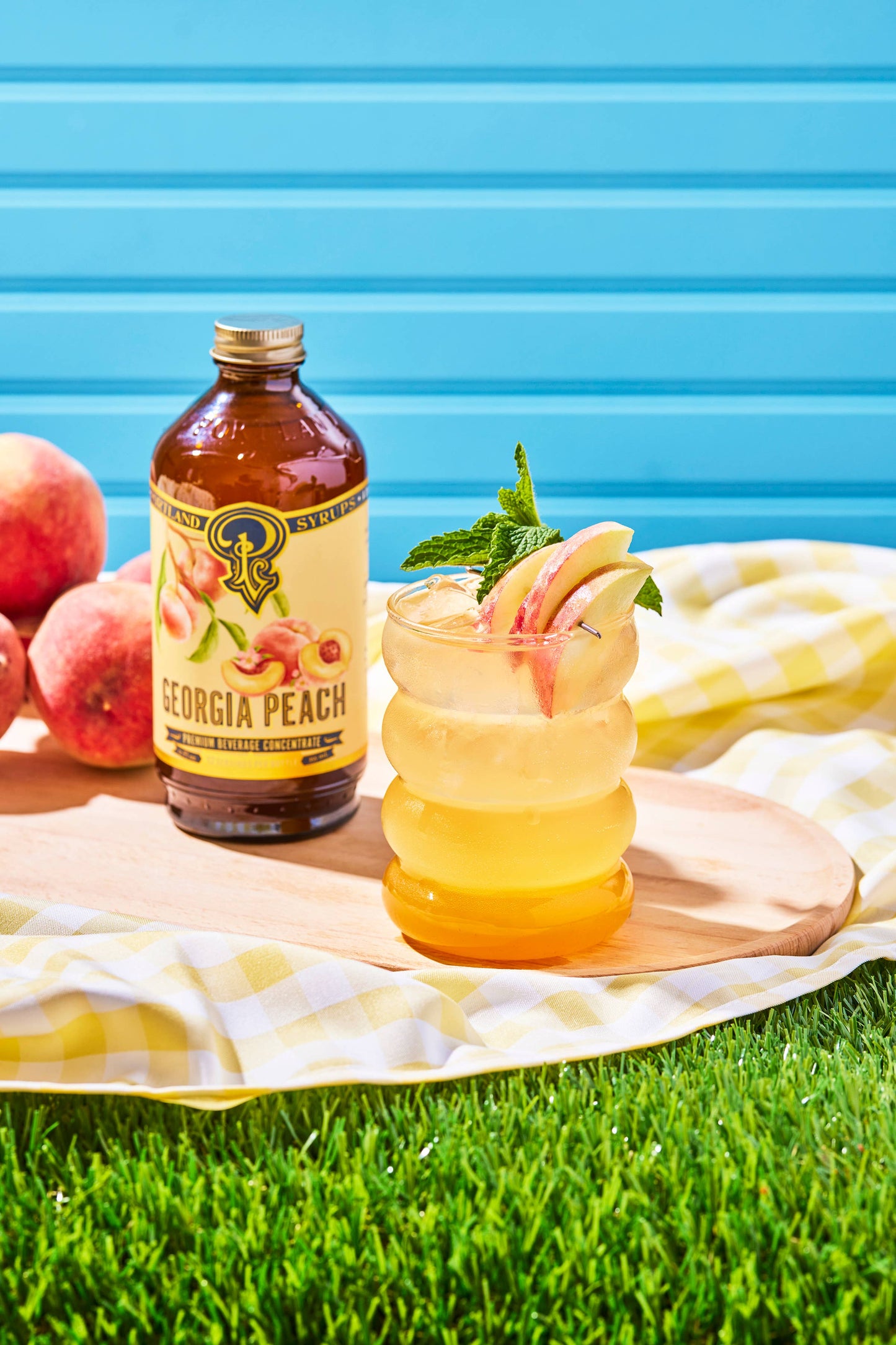 Georgia Peach Syrup - Portland Syrups - 12oz