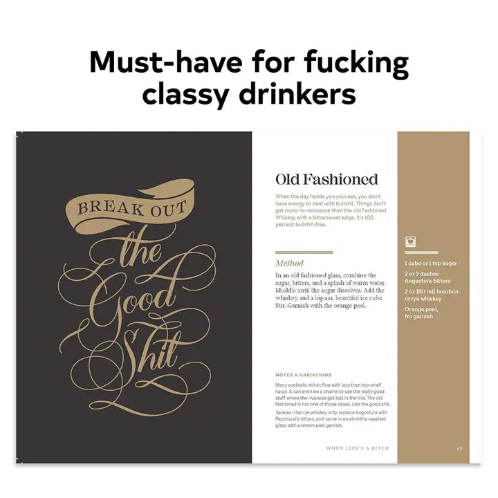 Classy as F*ck Cocktails - Chronicle Books