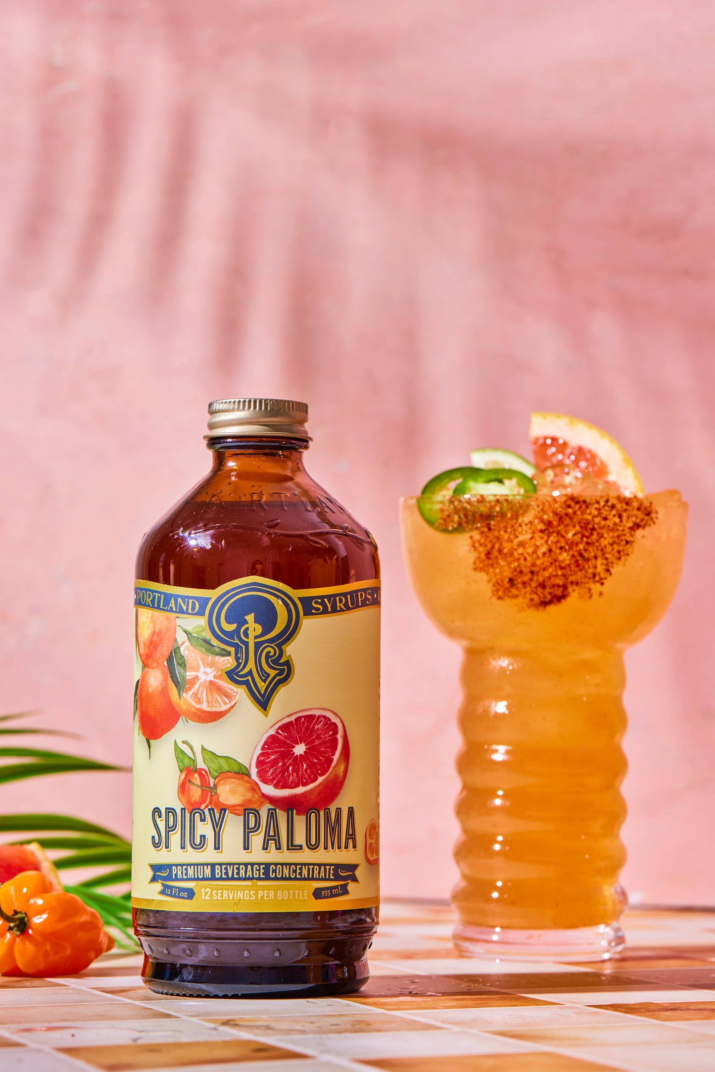 Spicy Paloma Syrup - Portland Syrups - 12oz