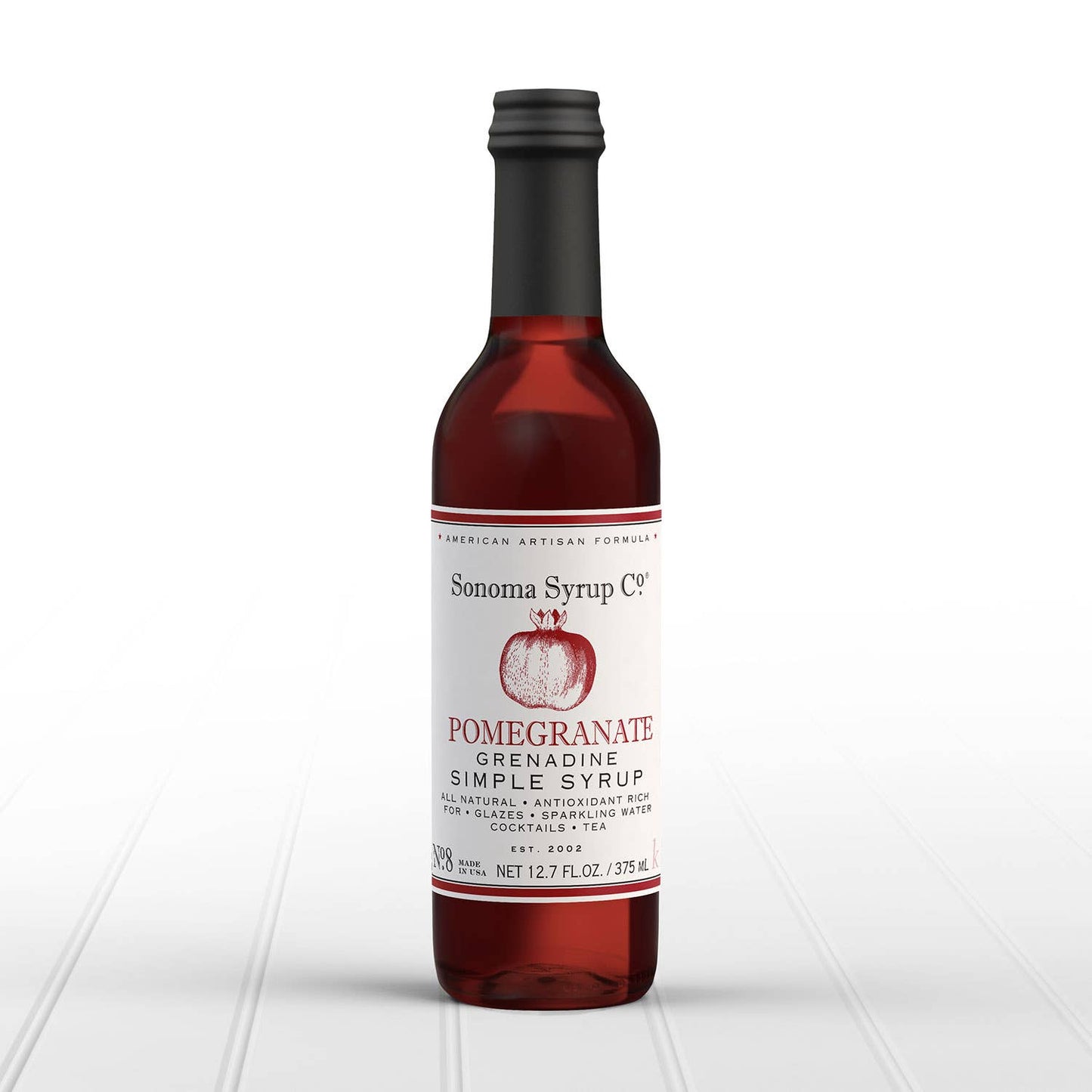 Pomegranate Simple Syrup - Sonoma Syrup Co. - 12.7 oz