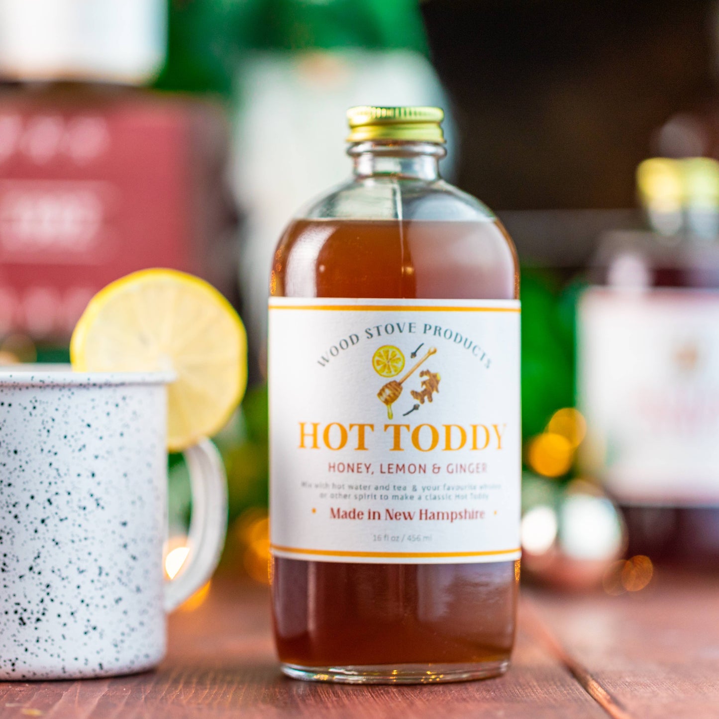 Hot Toddy Cocktail Mixer and Mocktail Mixer - Wood Stove Kitchen - 16oz