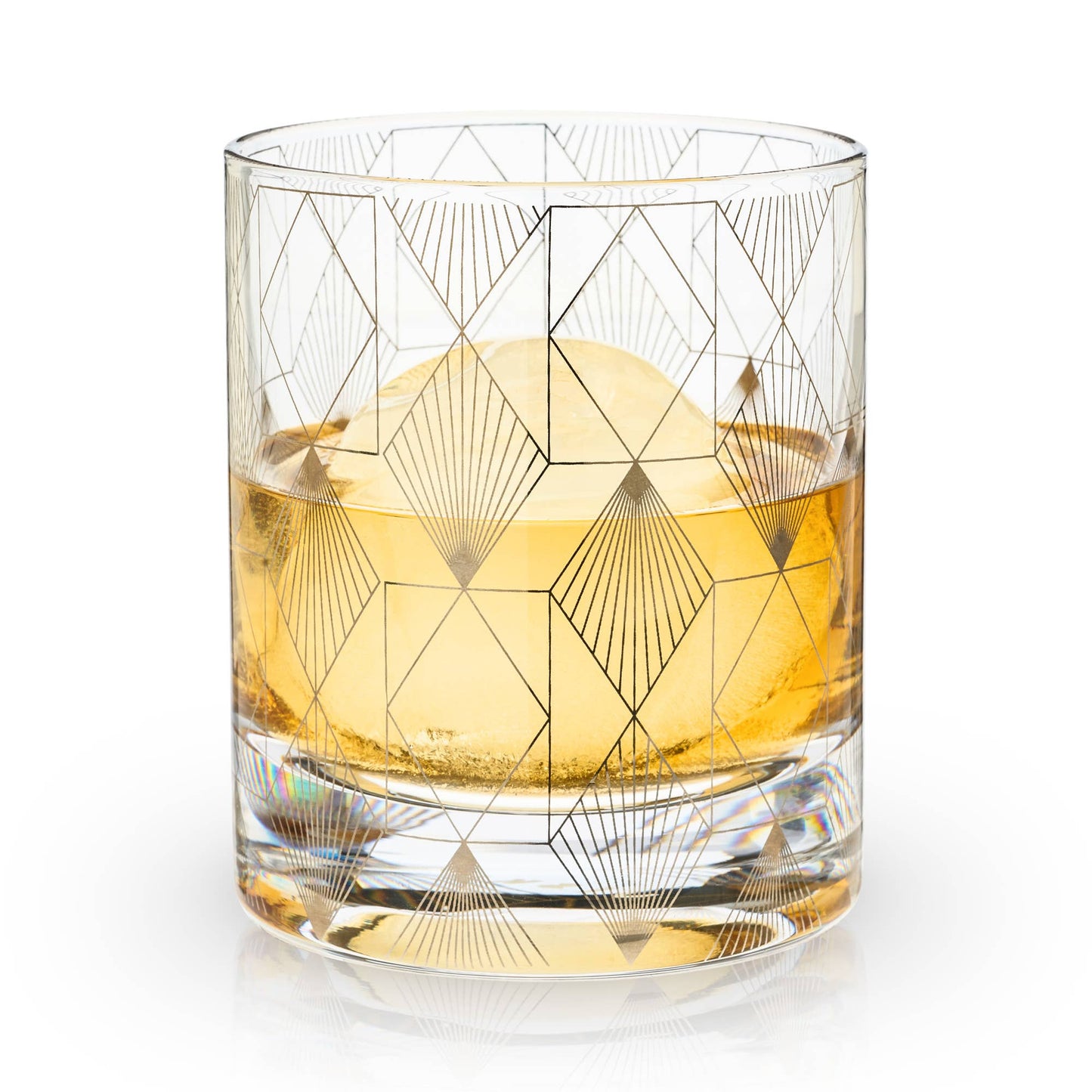 Metropolis Deco Crystal Tumbler - Viski