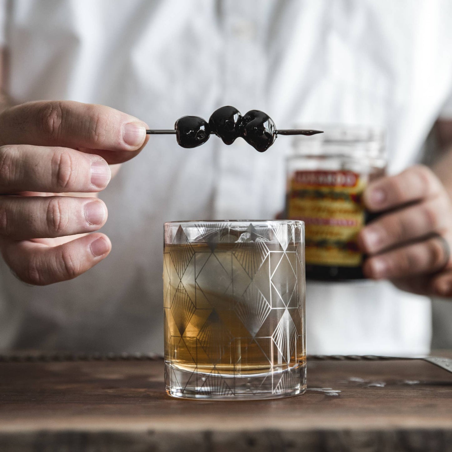 Metropolis Deco Crystal Tumbler - Viski