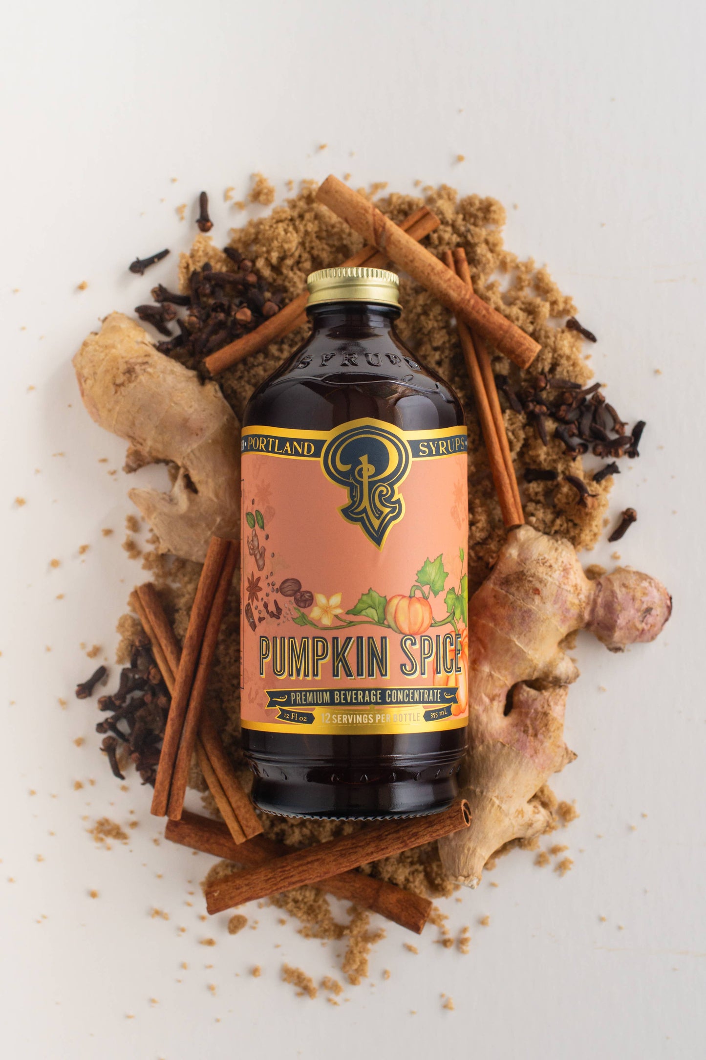 Pumpkin Spice Syrup - Portland Syrups - 12 oz