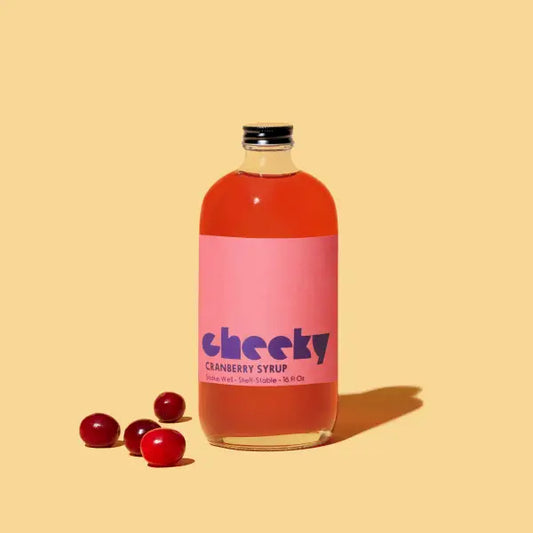 Cranberry Syrup - Cheeky Cocktails - 16oz