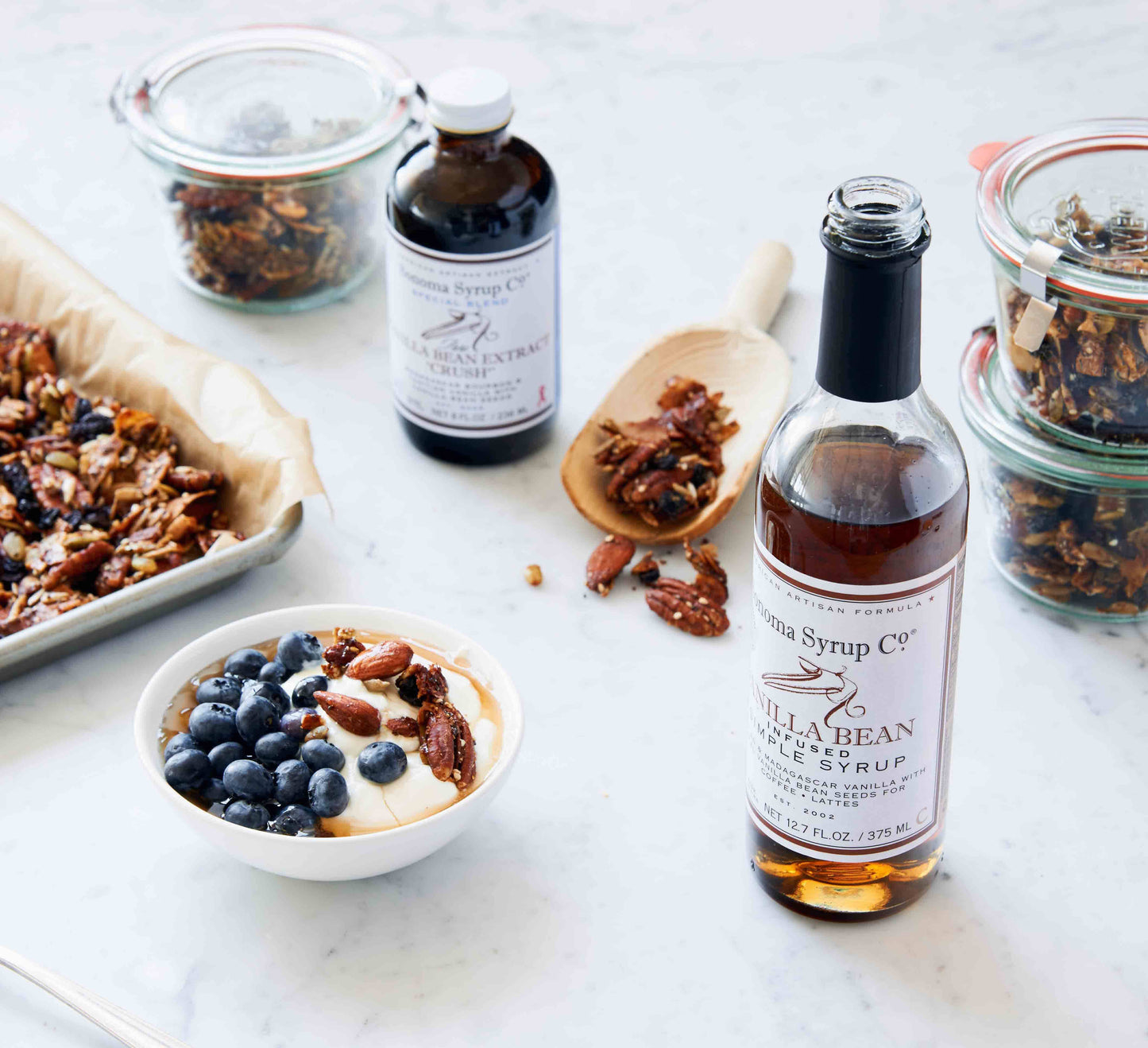 Vanilla Bean Infused Simple Syrup - Sonoma Syrup Co. - 12.7 oz