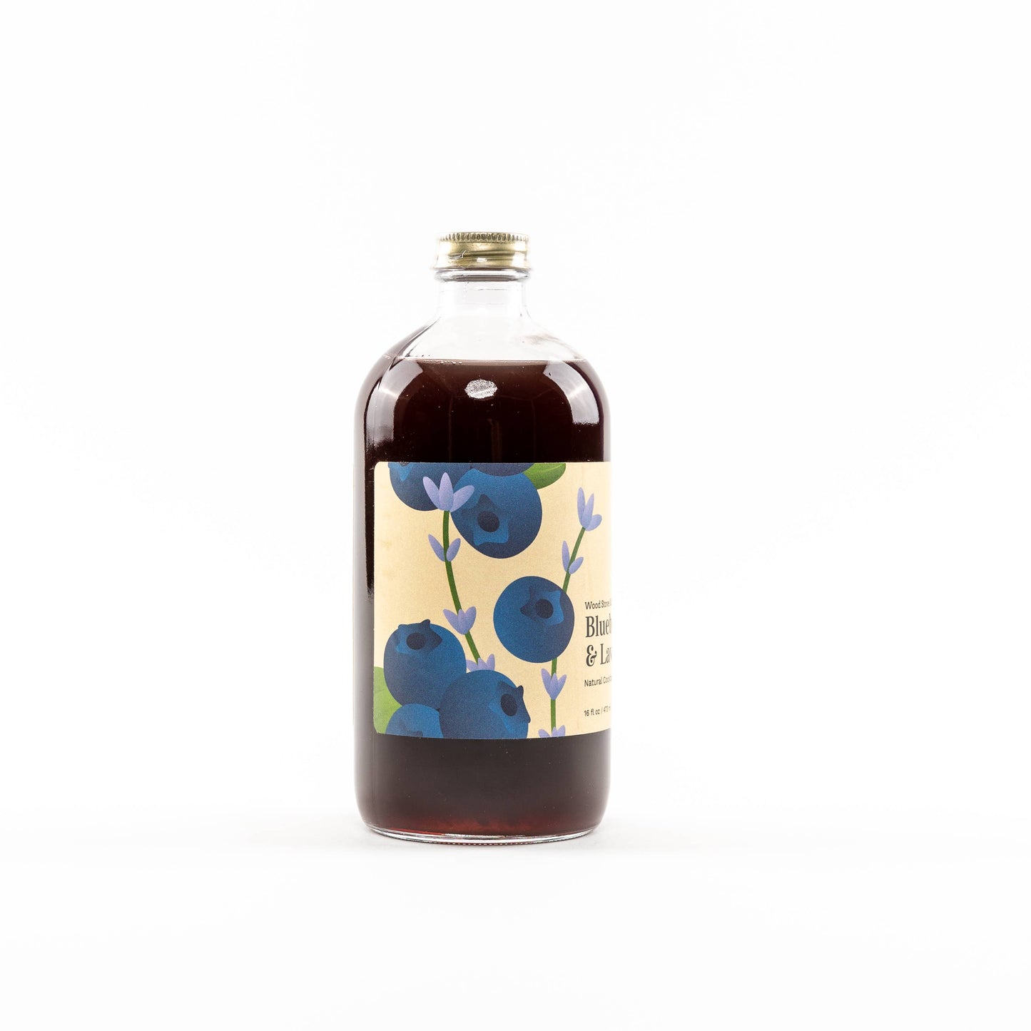 Blueberry and Lavender Cocktail & Mocktail Mixer - Wood Stove Kitchen - 16 fl oz