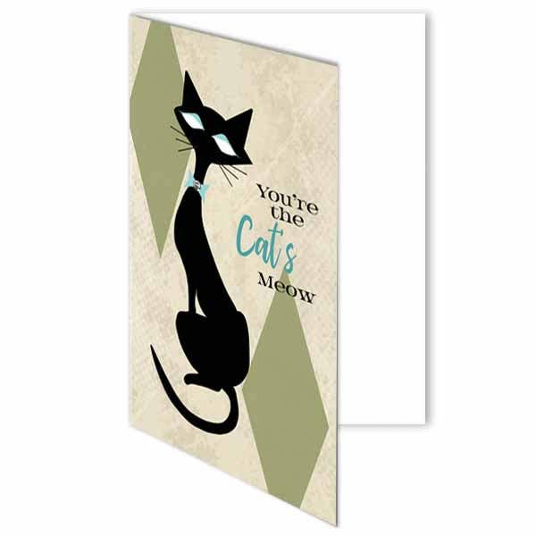 Cat's Meow Everyday Greeting Card - Mod Lounge Paper Company