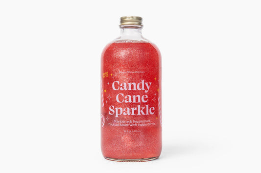 Candy Cane Sparkle Cocktail & Mocktail Mixer - Wood Stove Kitchen - 16oz