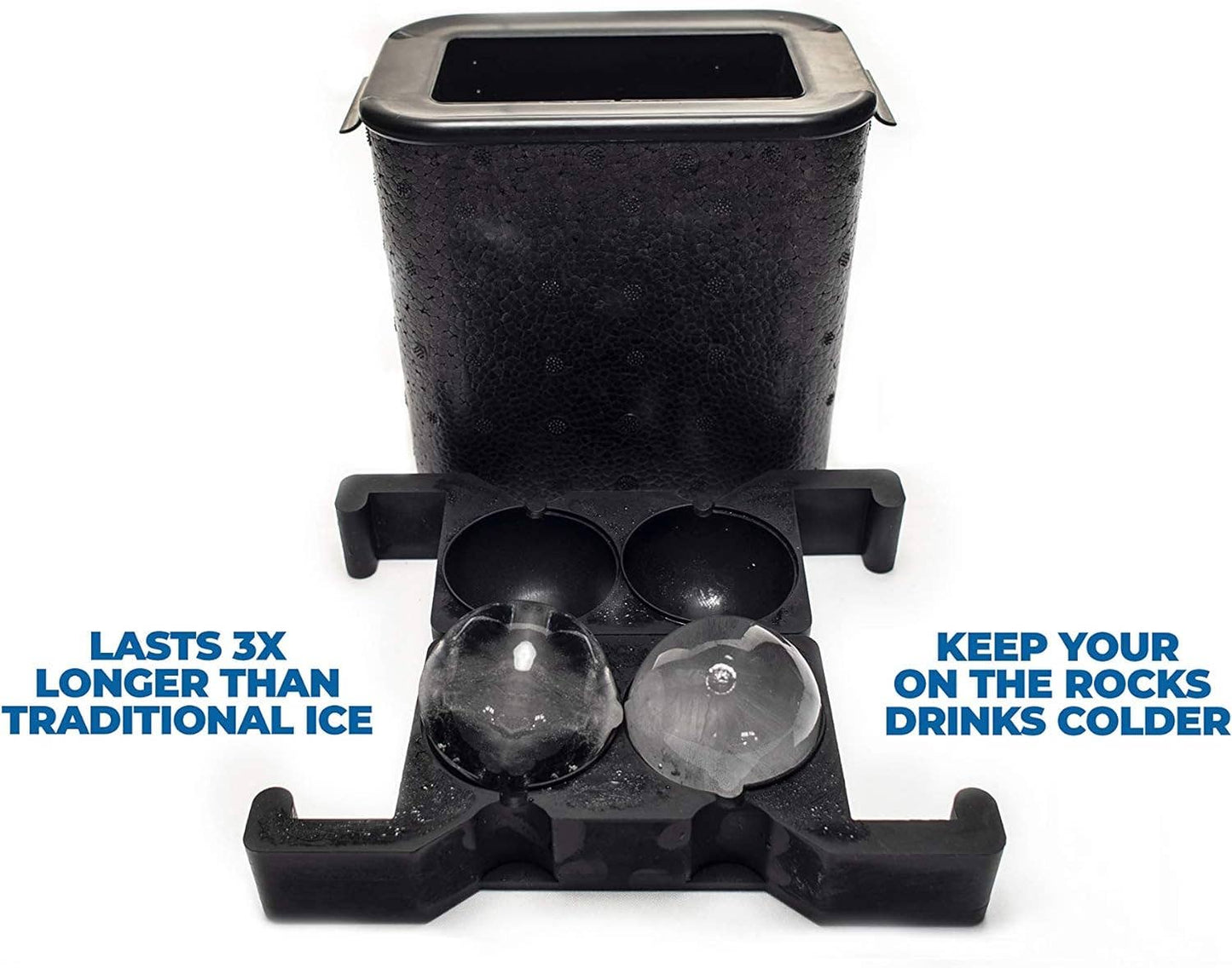 Premium Round Ice Cube Mold - Lemonsoda - 2 Cubes