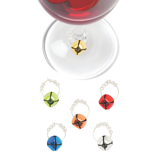 Jingle Holiday Wine Charms - TRUE -Set of 6