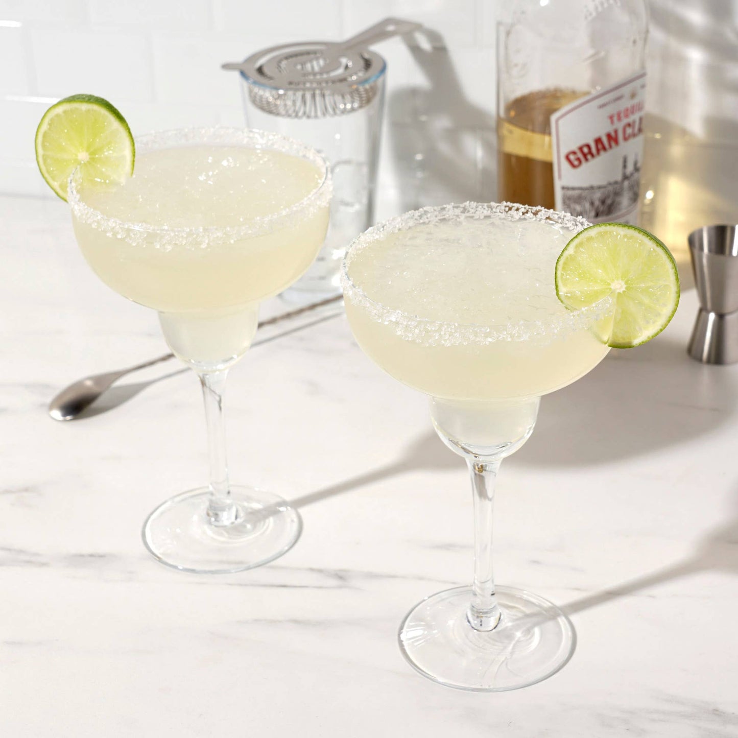 Sorbo Crystal Margarita Glasses - TRUE - Set of 4