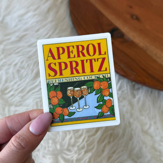 Aperol Spritz Vintage Poster Sticker - Big Moods