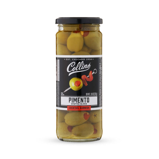 Gourmet Pimento Martini Cocktail and Condiment Olives - Collins - 10 oz