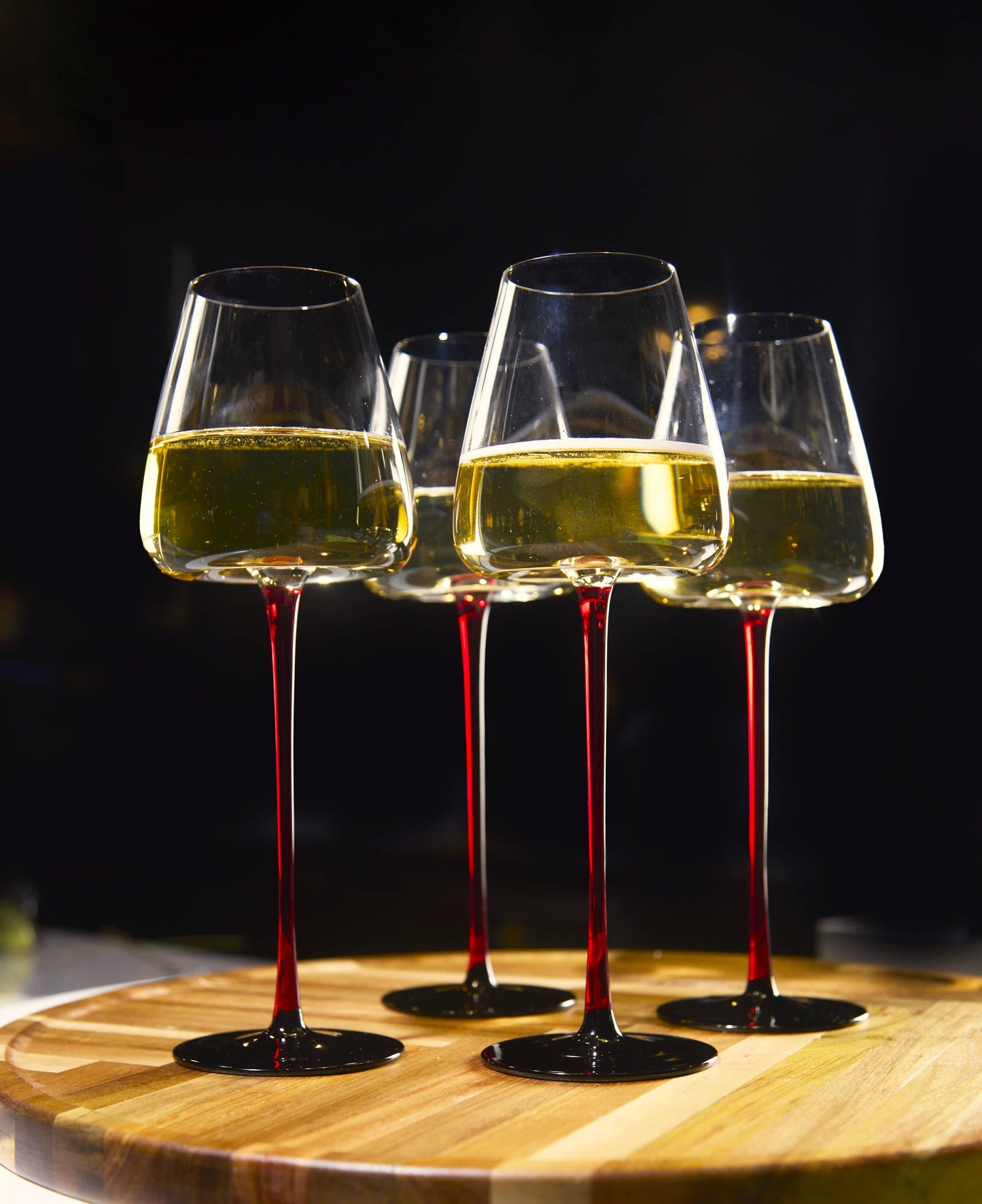 Large Concave Wine Glass - Lemonsoda - 16oz