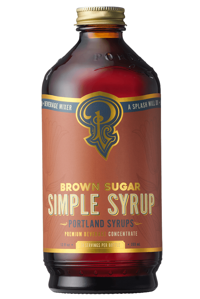 Brown Sugar Simple Syrup - Portland Syrups - 12 oz