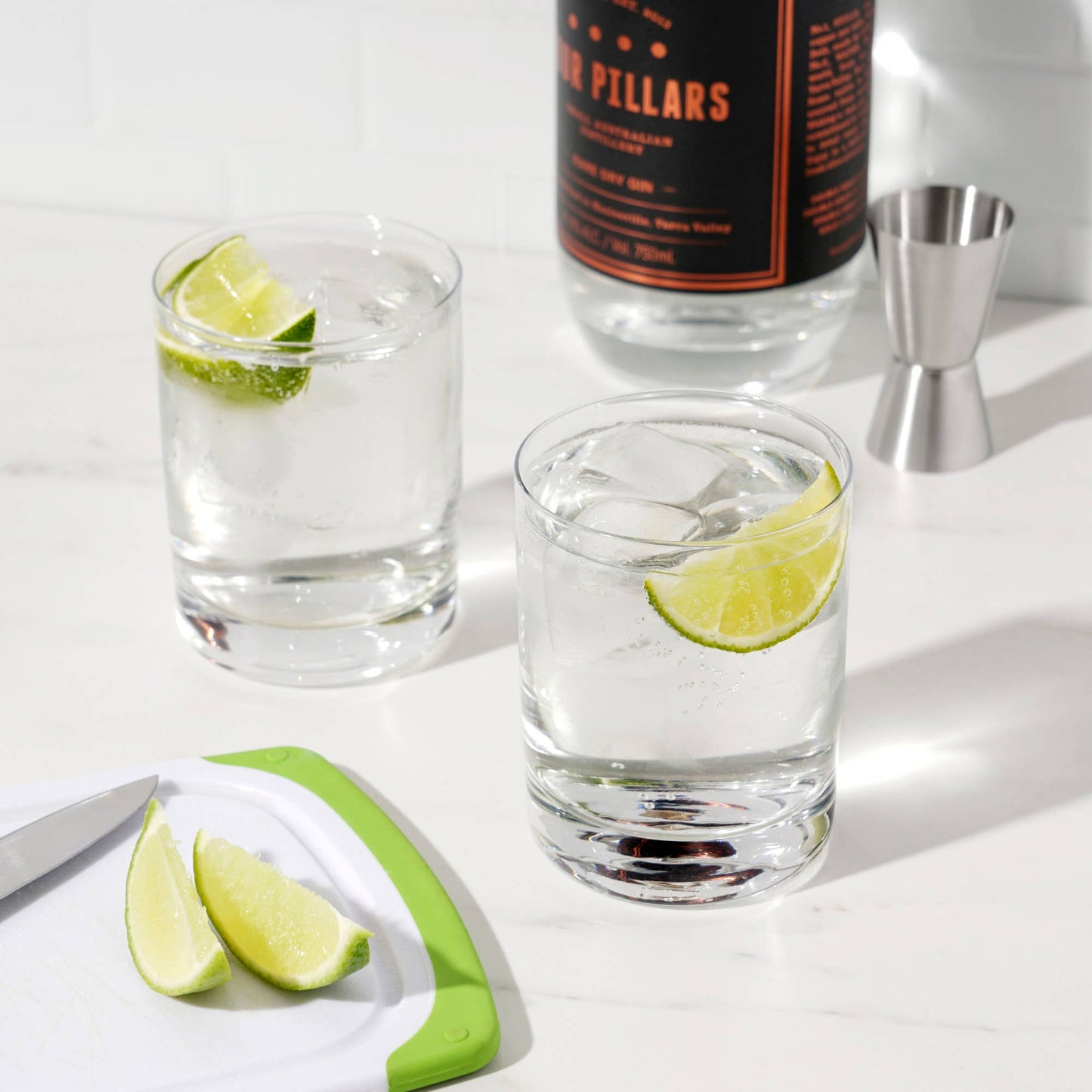 Glass Rocks Cocktail Tumblers with Heavy Bases - TRUE - Set of 4