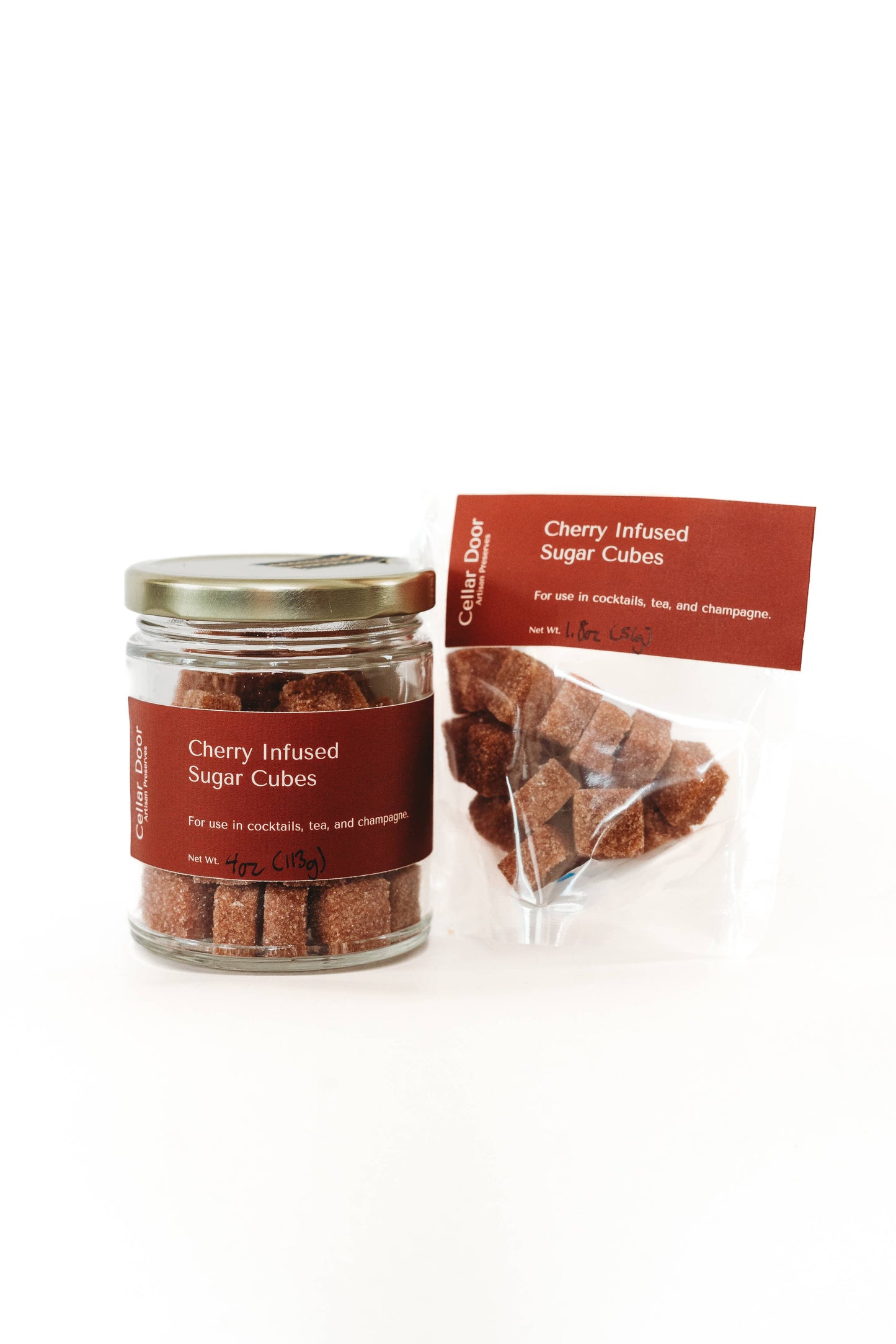 Cherry Infused Sugar Cubes - Cellar Door Preserves