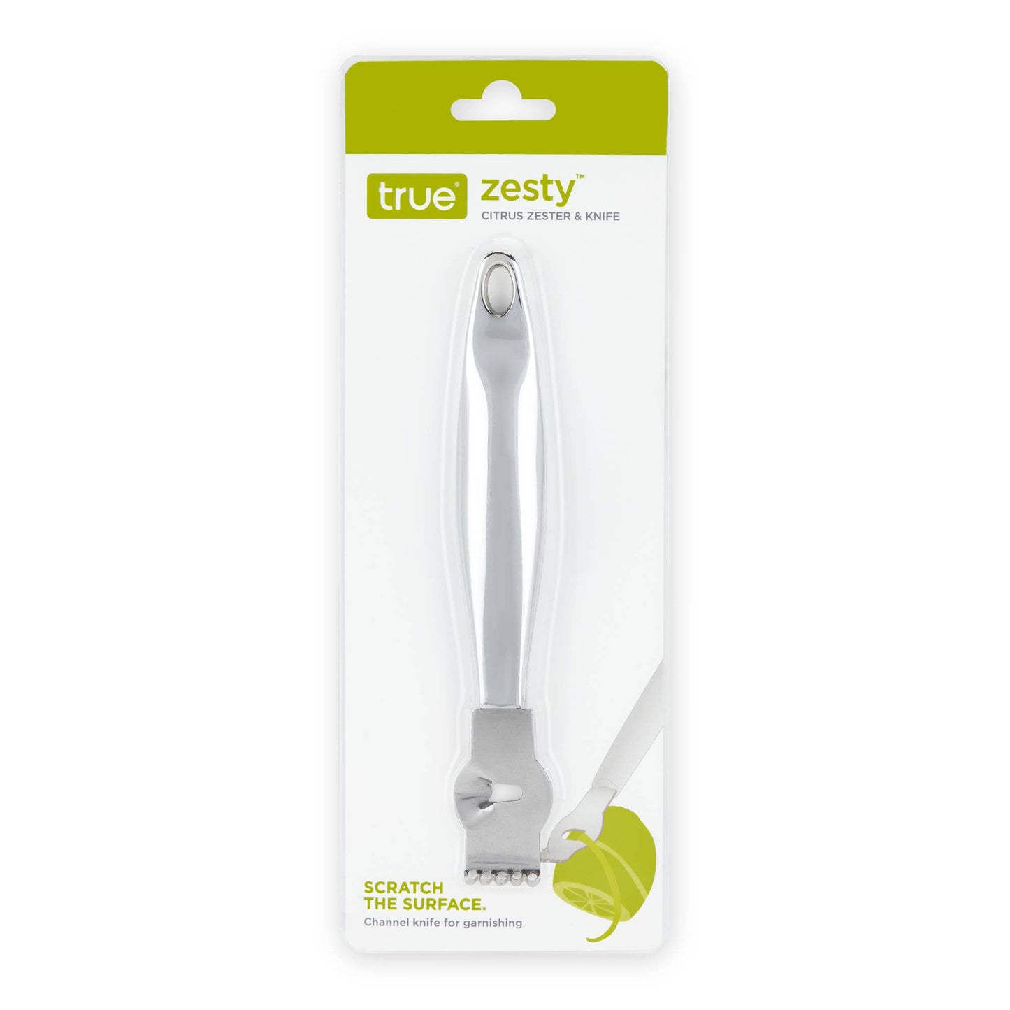 Zesty Stainless Steel Citrus Zester & Knife - TRUE