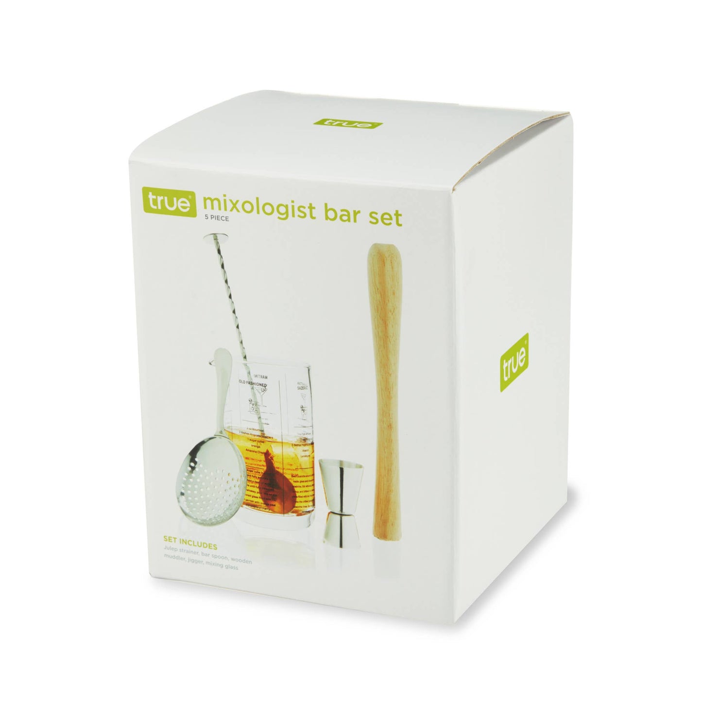 Mixologist Cocktail Mixing Bartender Kit - TRUE - 5 Piece Set