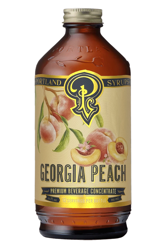 Georgia Peach Syrup - Portland Syrups - 12oz