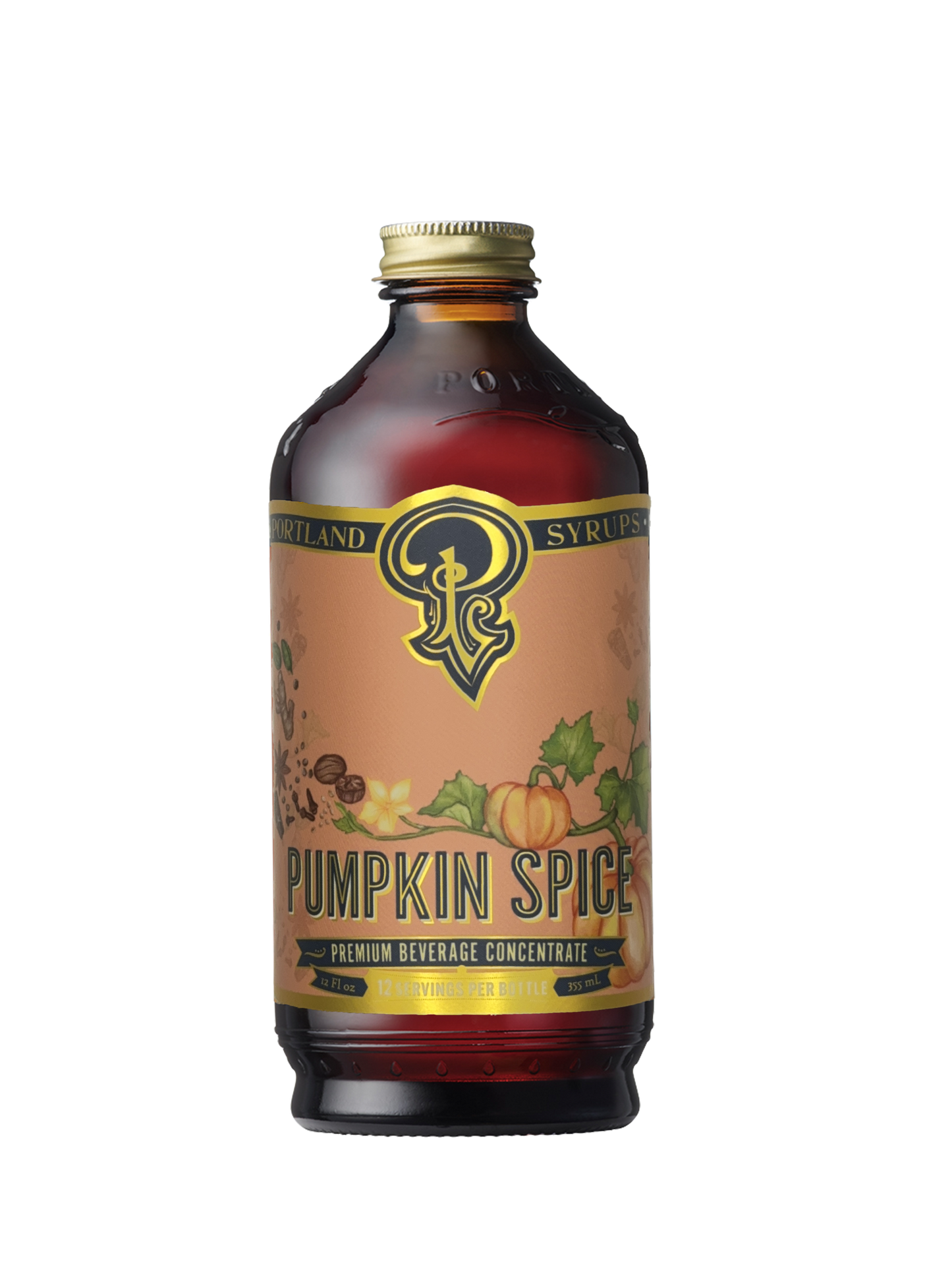 Pumpkin Spice Syrup - Portland Syrups - 12 oz