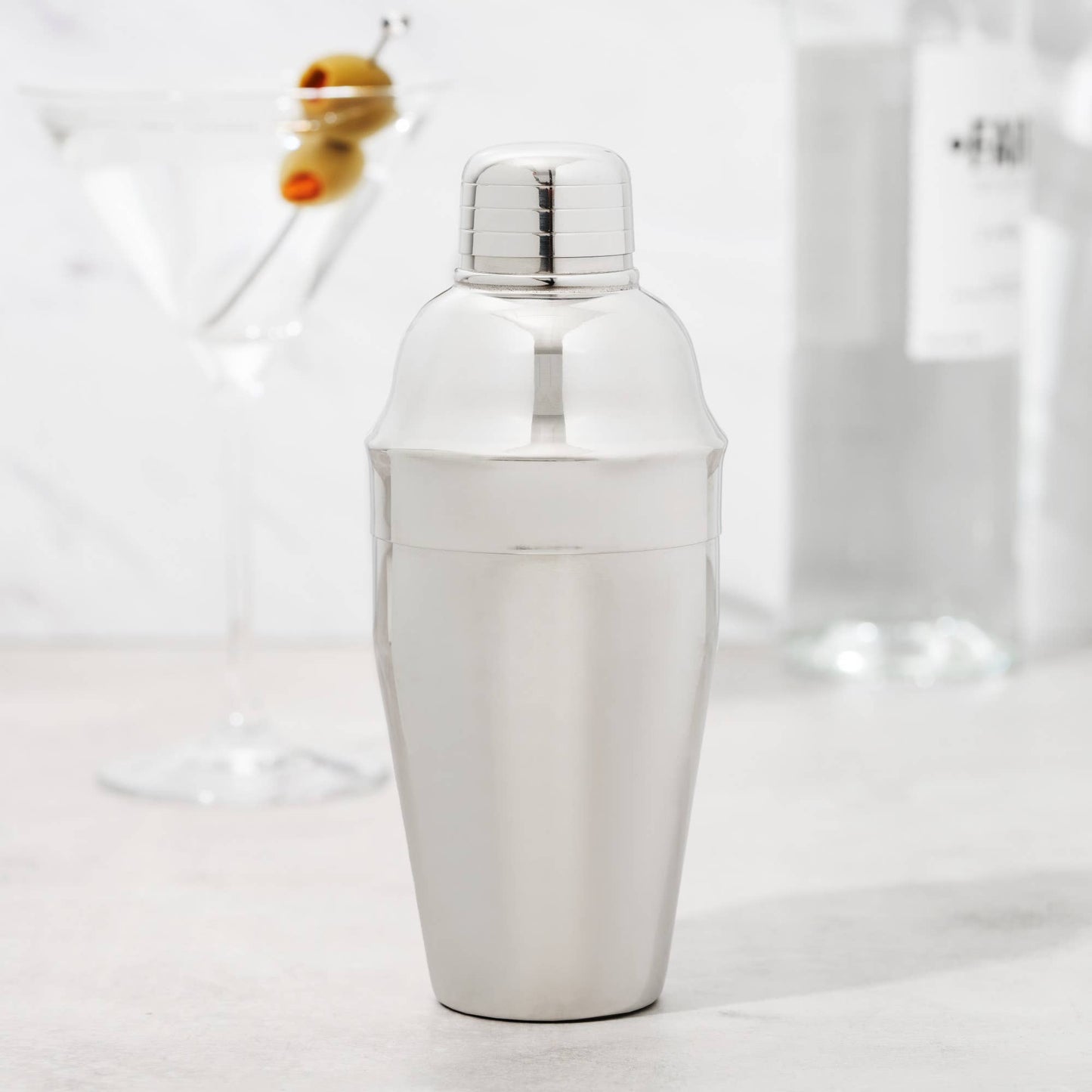Contour Stainless Steel Cocktail Shaker - TRUE - ASSORTED SIZES