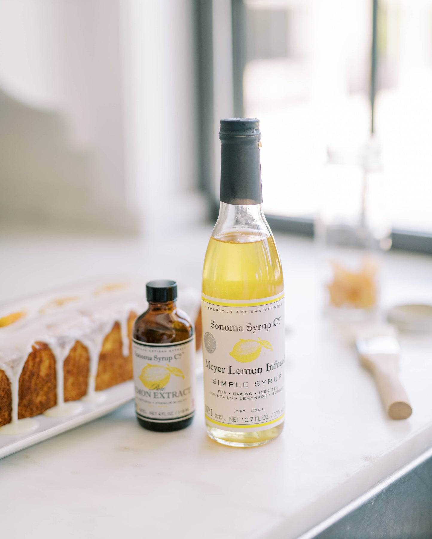 Meyer Lemon Infused Simple Syrup - Sonoma Syrup Co. - 12.7 oz