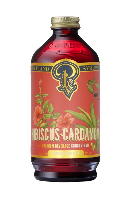 Hibiscus Cardamom Syrup - Portland Syrups - 12oz