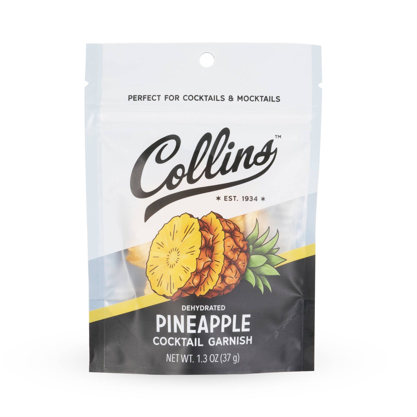 Dehydrated Pineapple Cocktail Garnish - Collins - 1.3 oz