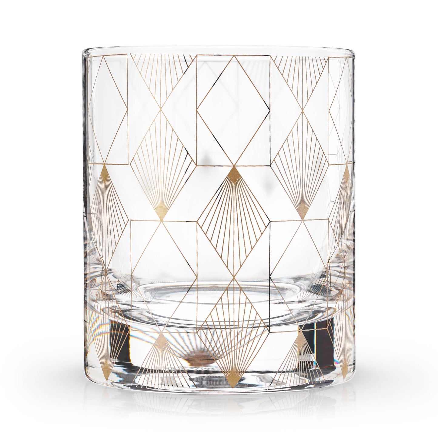 Metropolis Deco Crystal Tumbler - Viski