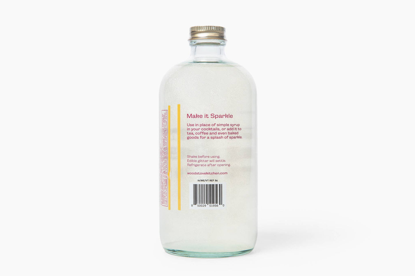 Glitter Simple Syrup with Edible Glitter - Wood Stove Kitchen - 16oz