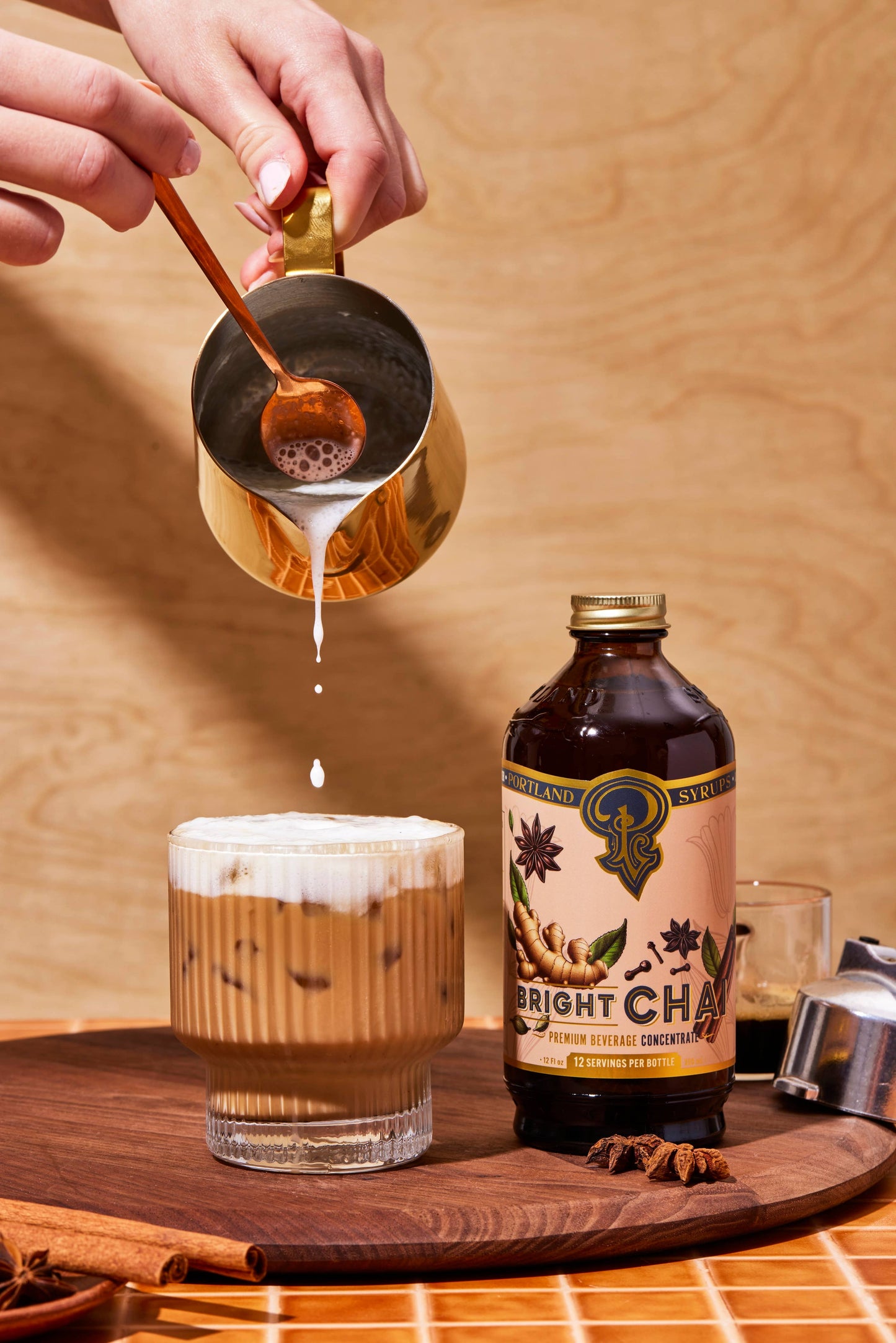 Bright Chai Syrup - Portland Syrups - 12oz