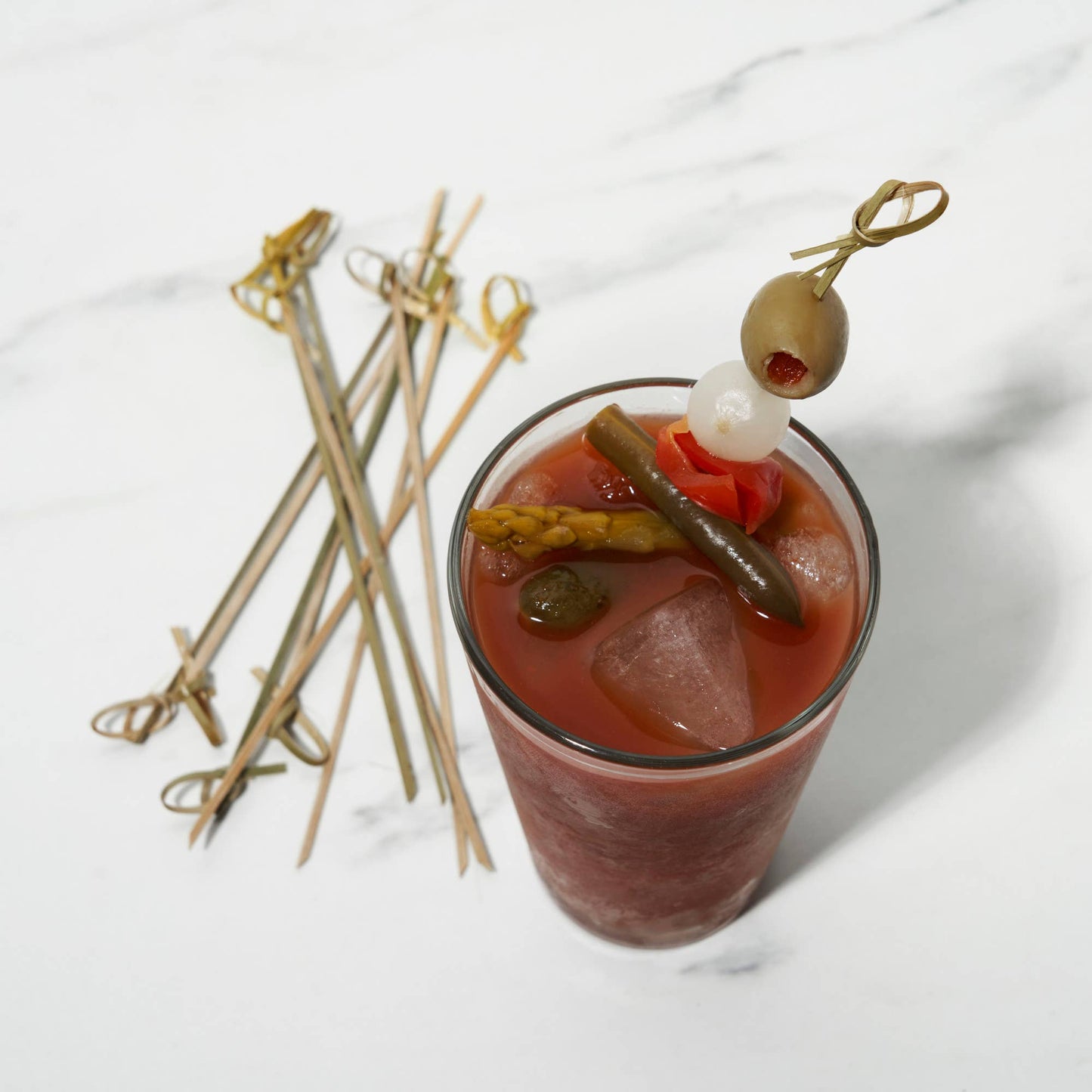 Party Disposable Knotted Bamboo Appetizer Picks - TRUE