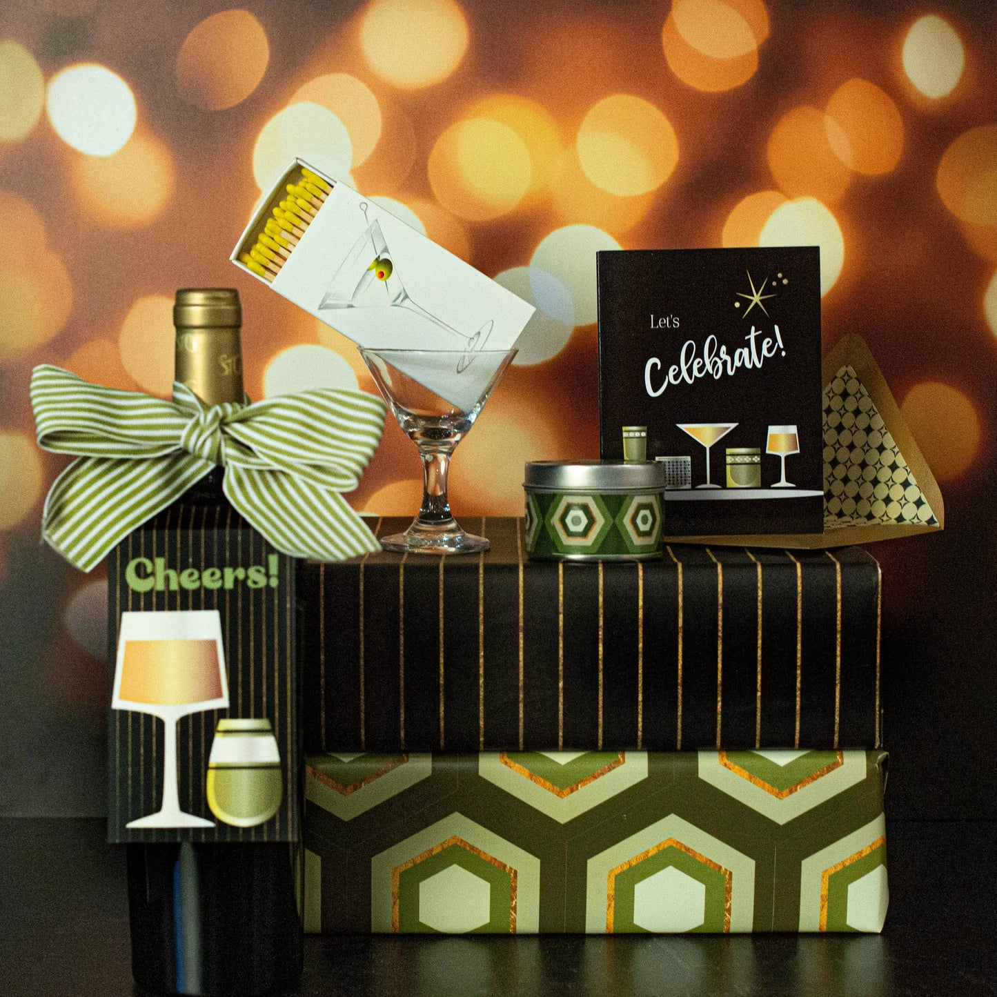 Call Me Old Fashioned Cocktail Everyday Greeting Card - Mod Lounge Paper Company