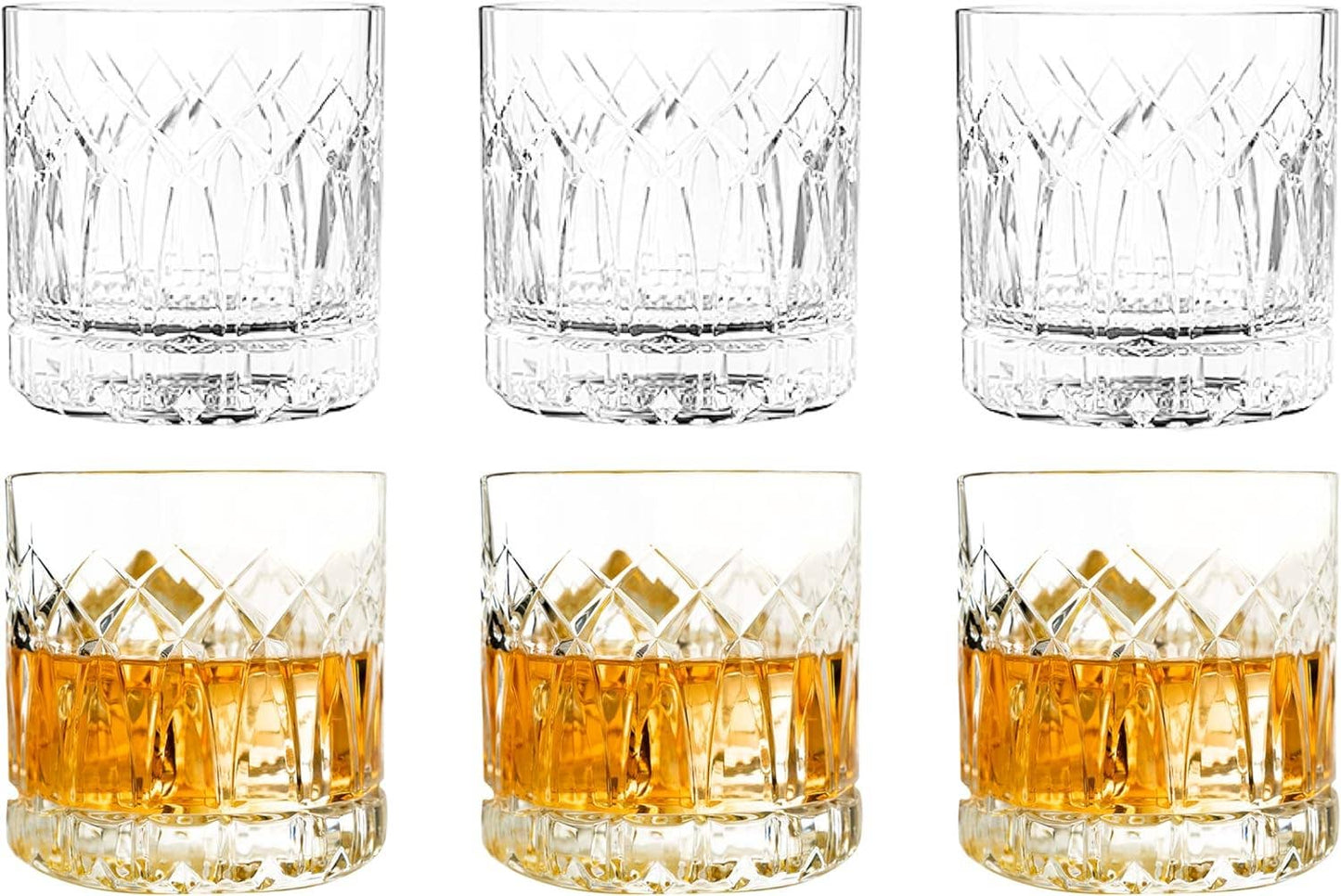 Premium Double Rocks Whiskey Glass - Lemonsoda - (12oz)