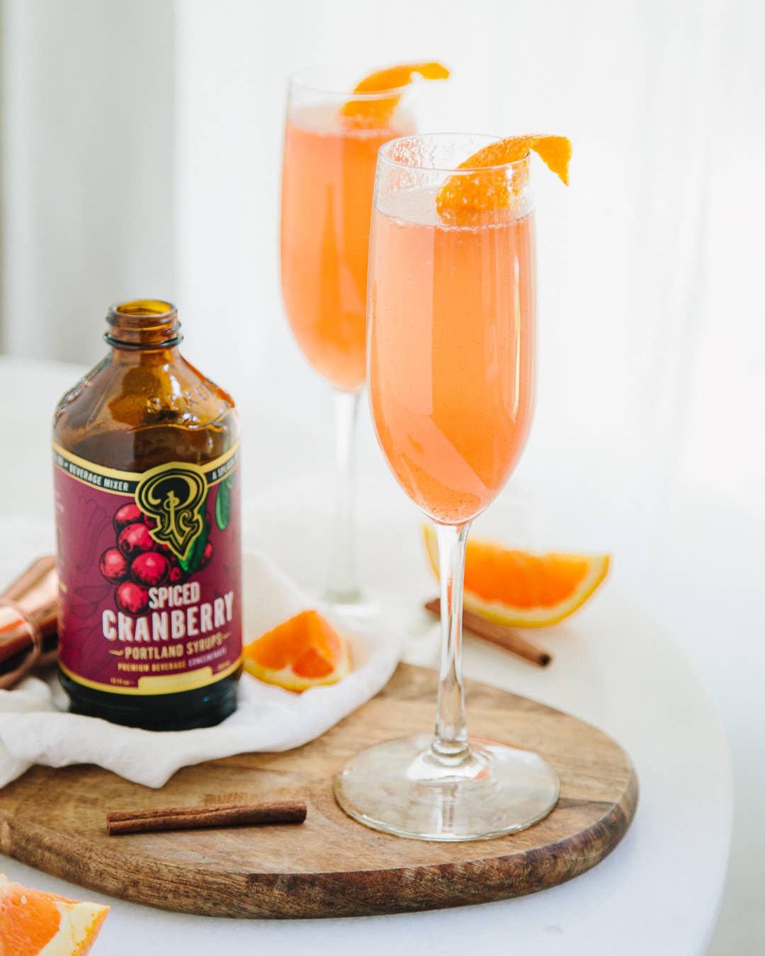 Spiced Cranberry Syrup - Portland Syrups - 12oz