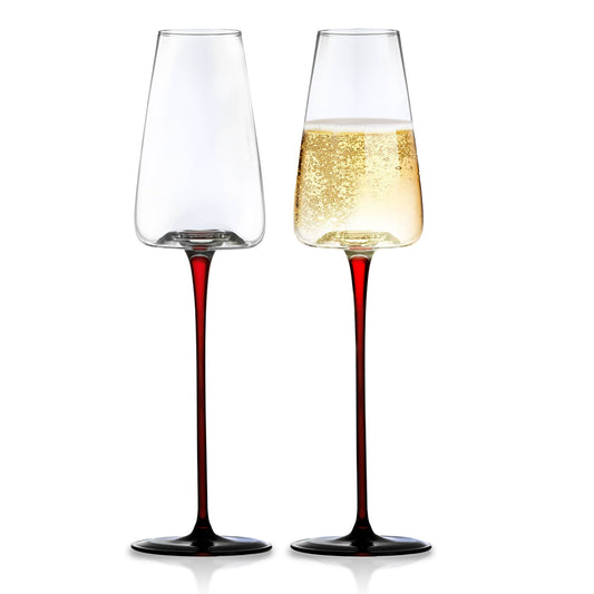 Concave Champagne Glasses - Lemonsoda - 9oz