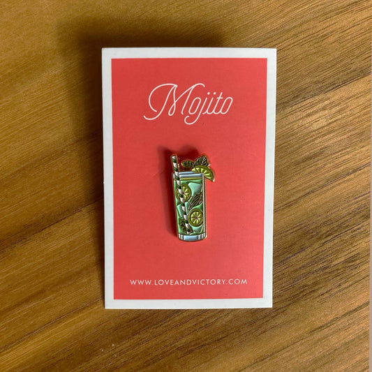 Mojito Cocktail Pin - Love & Victory