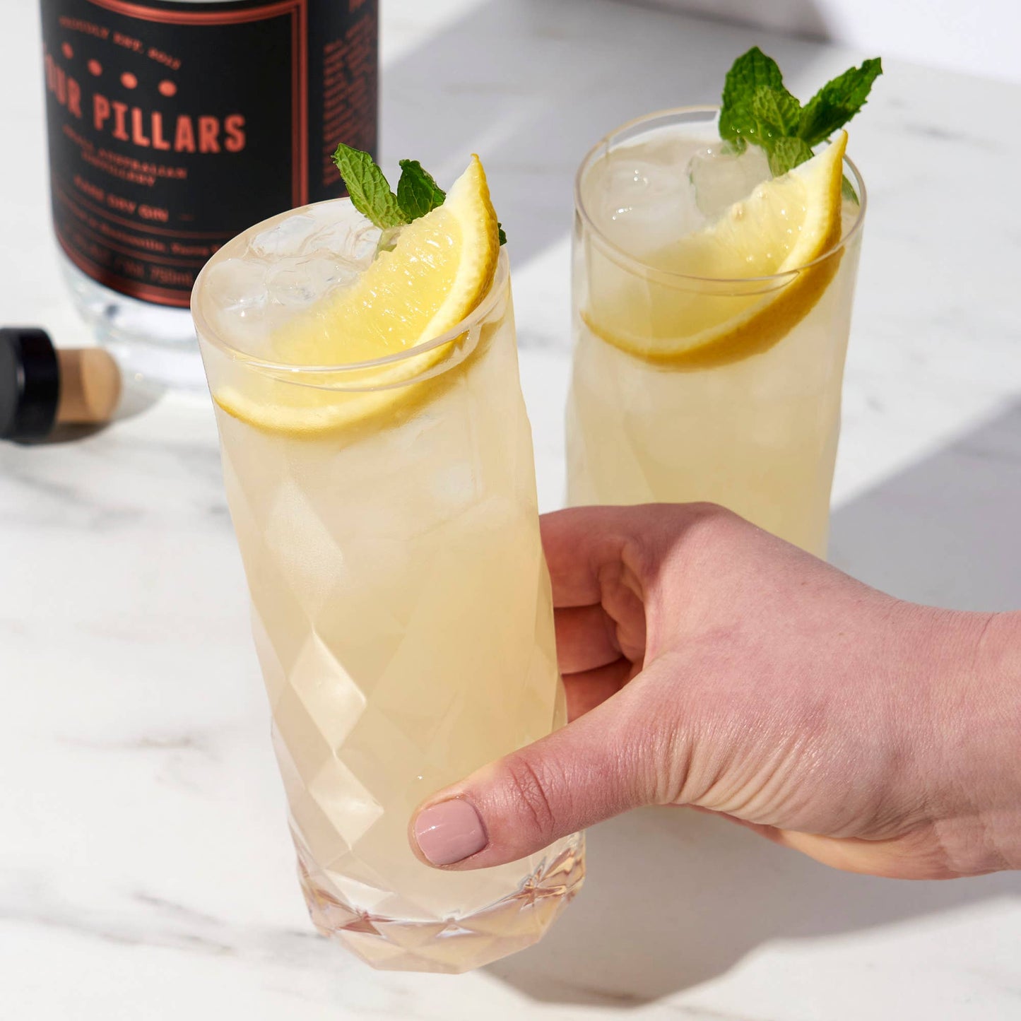 Gem Crystal Highball Tumblers - Viski - Set of 2