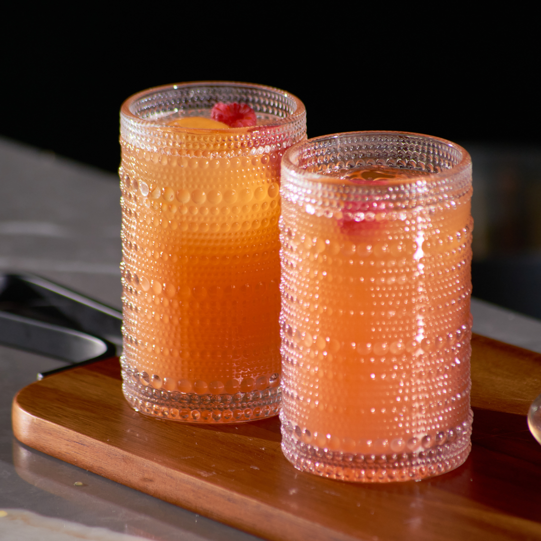 Clear Hobnail Highball Glass - Lemonsoda - 15oz