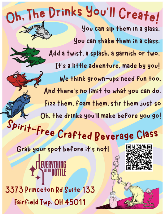Oh, The Drinks You'll Create! Crafting Class -Fri Mar 6, 2026 - 6:45pm
