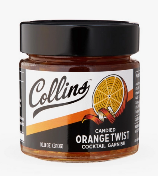 Candied Orange Twist in Syrup - Collins - 10.9 oz